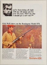 1965 Print Ad Remington Model 870 Pump Shotguns Hunters in Field Bridgep... - £16.07 GBP