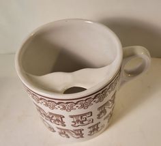 Moustache Cup "Men Only" Royal Crownford Ironstsone, England image 2