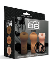 Mstr B8 Stroker Set W/c-rings - Assorted Pack Of 3 - £16.12 GBP