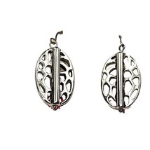 Premier Designs Jewelry - &quot;Del Monte&quot; Earrings Silver Plated - Oval Design - £11.09 GBP