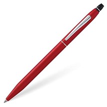 Cross Click Crimson Lacquer Ballpoint Pen with Chrome Appointments - £31.47 GBP
