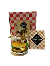 My Little Kitchen Fairies figurine Enesco fairy Box NIB Cheeseburger Burger gift - £110.73 GBP