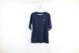 Vintage Nike Mens Medium Travis Scott Mini Swoosh Block Letter T-Shirt Blue - £35.57 GBP