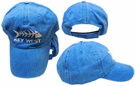 Key West Conch Republic Bone Fish Washed Distressed Style Baseball Cap Hat - £18.44 GBP