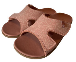 Women&#39;s Spenco Slide Sandals Orthotic Pink Pattern Size 7 Nice Shape! - £24.70 GBP