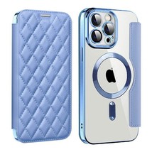 for iPhone 14 Pro Max (6.7 inch (Color: Light Blue) Magnetic Flip Case w... - $976.09 MXN