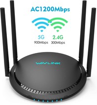 AC1200 WiFi Router Dual Band Wireless Internet Router,High Speed Wireles... - £36.95 GBP