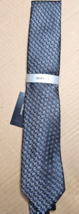 ALFANI Men&#39;s Tie Beaver Geo Charcoal 010 NWT MSRP $55.00 - $14.80