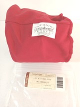 Longaberger Let Me Call You Sweetheart Paprika Basket Liner 28209158 New - $12.23