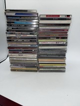 Assorted Music Cd Lot 50 Cds With Cases Run Dmc, Bon Jovi Bjork And More - £43.63 GBP