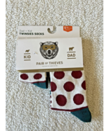 Pair of Thieves Limited Edition dot striped dad+kids casual socks-SMALL - $15.38 CAD