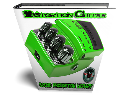 Distortion Electric Guitar Real - Large WAVE/Kontakt Samples/loops Library - $14.99