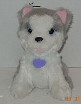Hasbro FurReal Friends Pet Interactive 6&quot; Puppy Dog Gray White - £11.23 GBP