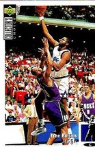 G) 1994-95 Upper Deck Collector&#39;s Choice Card Tree Rollins #295 Orlando Magic - £1.54 GBP