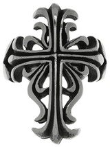 Jewelry Trends Large Celtic Cross Gothic Stainless Steel Band Ring Size 12 - £24.76 GBP