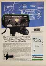 1975 Print Ad Shakespeare WonderTroll 606 Electric Fishing Motors Kalamazoo,MI - £15.30 GBP