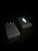 Brizard and Co. - The "Show Band" 3 Cigar Case - Stingray Black image 10