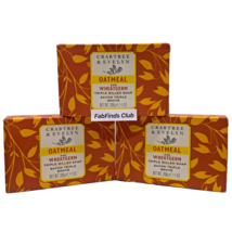 Crabtree &amp; Evelyn Oatmeal Bar Soap Triple Milled 21oz (3x7oz) Jumbo Size - $26.71