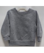 Garanimals Baby Boys&#39; Long Sleeve Solid Fleece Top, Grey Size 6-9M - £9.33 GBP