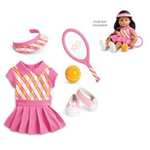 American Girl Bitty Baby Twins Girl Tennis Pro Outfit & Accessories for 15" Doll - $33.42