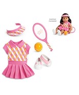 American Girl Bitty Baby Twins Girl Tennis Pro Outfit &amp; Accessories for ... - £26.28 GBP