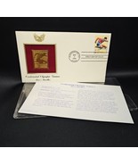 Mens Hurdles Centennial Olympic Games 1st Day Issue 1996 USPS 22KT Gold ... - $62.62