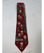 Peanuts Cartoon Red Mens Silk Tie SKU 7637 - $16.82