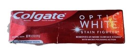 Colgate Optic White Toothpaste Clean Mint 4.2 oz Anticavity Sodium Fluoride - £4.61 GBP