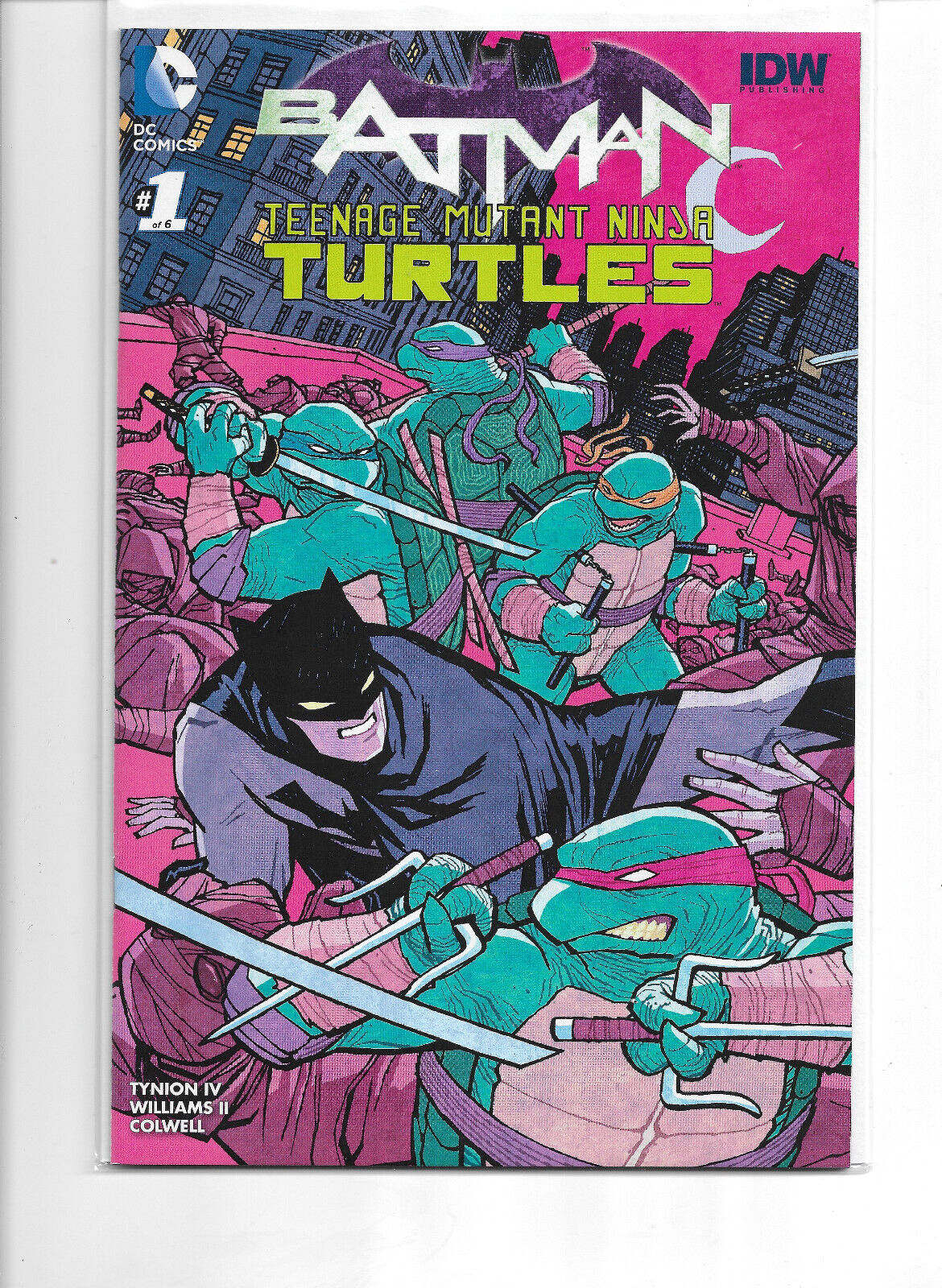 Batman Teenage Mutant Ninja Turtles 1 Tmnt Midtown Cliff Chiang Dc Comics Idw Comics 5064