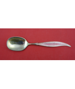 Norwegian Sterling Silver Ice Cream Spoon vermeil feathered enameled pin... - $163.99 CAD