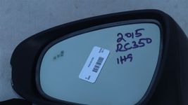 2015-18 Lexus RC350 Side View Power Door Wing Mirror W Blind Spot Driver Left LH image 7