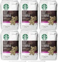 Starbucks Caffe Verona Dark Roast Ground Coffee 12oz 6 Bags - €33,27 EUR