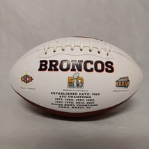 Denver Broncos Collectible Logo Football Super Bowls AFC Championships 2021 - £22.08 GBP