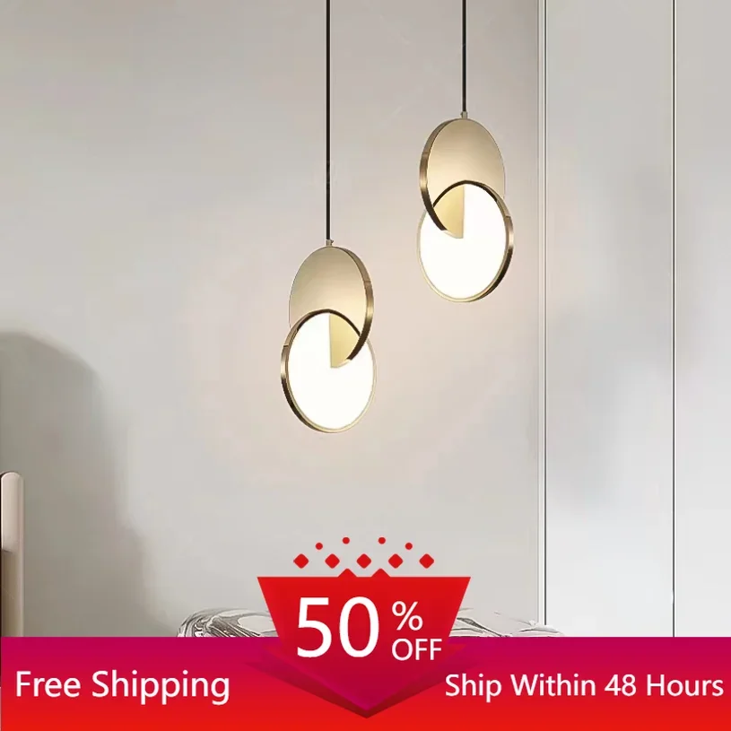 Luxury Led Pendant Light for Bedroom Bedside Hotel Decoration Restaurant... - $64.34+
