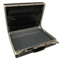 Samsonite Hard Shell Briefcase Attaché Case Luggage Black Vintage 18" x 13" x 5" - $49.37