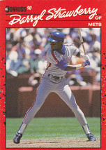 Darryl Strawberry #235 - Mets Donruss 1990 Baseball Trading Card - £0.77 GBP