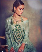 VeroniQ Trends-Sath Lada-7 Layers Sath Lada-Mughal Regal Style Necklace - £359.71 GBP