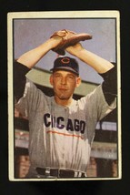 Vintage 1953 Baseball Card Bowman Color #71 PAUL MINNER Chicago Cubs Pitcher - £6.60 GBP