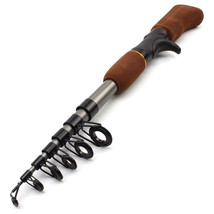Adjustable Telescopic Fishing Rod Fishing Tackle Rotating Spinning Extendable - £19.69 GBP