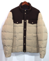 NEW Men&#39;s Quilted Stretch Down Puffer Jacket 600 Fill Water Resistant Large $179 - £68.06 GBP