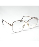Luxottica Gold Toned Metal Eyeglasses FRAMES Minerva Avant-Garde 54-16-1... - $54.26 CAD