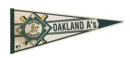 OAKLAND A&#39;S ATHLETICS VINTAGE MLB RETRO FELT PENNANT 29” - £10.98 GBP