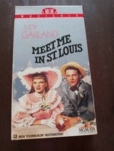 Meet Me In St Louis VHS Tape 1990 Judy Garland MGM Musical Classic - £9.37 GBP