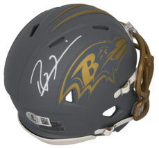 Ray Lewis Autographed Baltimore Ravens &#39;Slate&#39; Mini Speed Helmet Beckett - $249.00