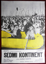 1966 Original Movie Sedmi Kontinent Poster 7th Continent Children Dusan Vukotic - £83.64 GBP