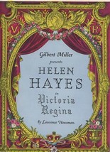 Helen Hayes Victoria Regina Souvenir Program &amp; Program 1937 Metropolitan... - £37.11 GBP