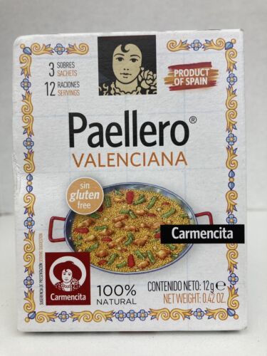 Paella Valenciana Paellero Carmencita saffron seasonings Gluten Free - $8.90