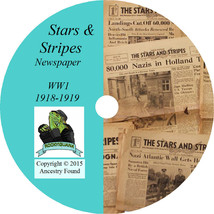 WW1 STARS and STRIPES Newspaper -71 Issues on CD - History Genealogy 1918-19 WWI - £5.34 GBP
