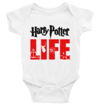 Harry Potter Life Short or Long Sleeves Onesie Bodysuit Free Shipping  - £17.01 GBP