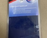 Speedo Stretch Swim Cap Small Med Blue NIP Dome Shape for Use with long ... - $10.51
